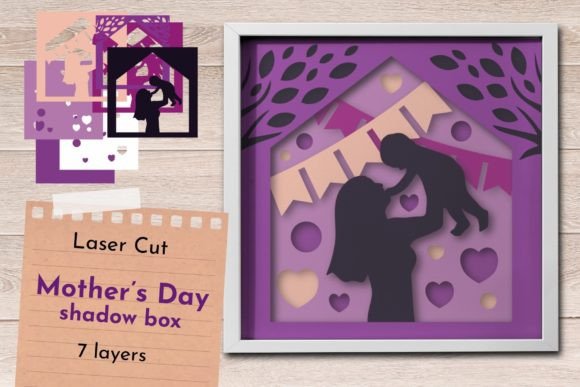Download Mother's Day Shadow Box, Best Mom Light - Premium Resources