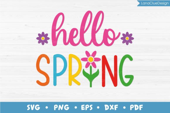 Download Hello Spring SVG Cut File - Spring svg Collection