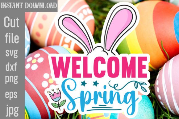 Download Welcome Spring SVG Cut File - Spring svg Collection