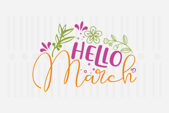 Download Hello March,spring Svg - Premium Resources
